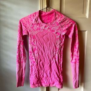Pink Lululemon Long Sleeve